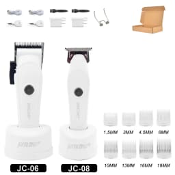 JUCAI Mini Candy Professional Hair Clipper for Men 7200RPM Brushless Motor Phantecho DLCBlade Base Charger Haircut Machine
