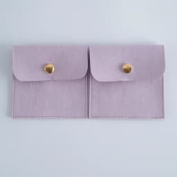 5-Pack Bulk Mini Envelope Jewelry Bag Snap Button Closure Luxury Microfiber Suede Jewelry Necklace Earrings Packaging Pouch Bags