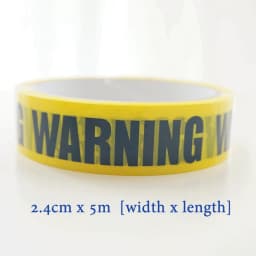 1/Roll 24mm*25m Warning Tape Danger Caution Fragile Barrier Remind DIY Sticker Work Safety Adhesive Tapes For Mall Store School
