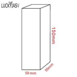Acrylic Plexiglass Square Stamping Transparent Block Cosmetics Display Stand Photography Props Dolls Perfume Ring Jewelry Holder