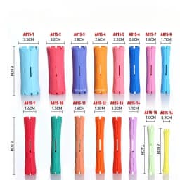 Бигуди Hair Perm Rods Cold Wave Rods Plastic Perming Rod Hair Curling Rollers Curlers Steel Pintail Comb Hair Curler No Heat 헤어롤