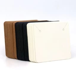 50pcs 5*5cm Colorful Square Blank Kraft Black White Paper Jewelry Necklace Earring Card Label Tags Handmade DIY Accessories