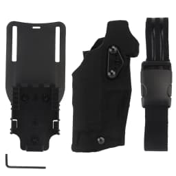 Tactical 6354DO Pistol Holster for Glock 17 Gen4 G19 with X300/X300U Flashlight Quick Lock System QLS Mount Adapter Leg Shroud