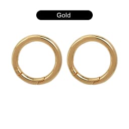 CRAZYSMITH O Ring Round Carabiner for Keychain Fob Clasp Connector Ring for Keychain Clip Strap Buckle Snap Hook Bag Accessories