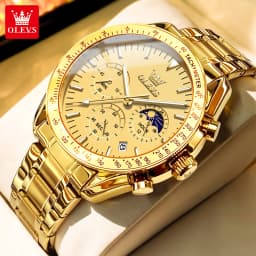 OLEVS Original Luxury Brand Watch Men 2024 NEW Multifunctional Chronograph Waterproof Luminous Trend Men's Wristwatches