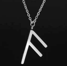 customer women rune necklace style