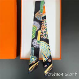 Luxury Long Scarf with Epaulet Design for Hermes Inspired Basket Bag Handle Styling Ins Trendy Accessory Free Shipping