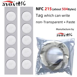 10PCS NFC Tag Nfc213 Label 213 Stickers Tags Badges Lable Sticker 13.56mhz For Huawei Share Ios13 Personal Automation Shortcuts