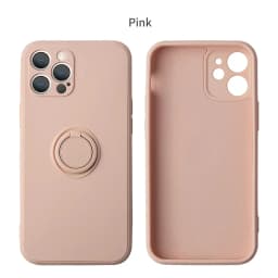 Liquid Silicone Magnetic Bracket Ring Phone Cases For IPhone 15 14 13 12 11 Pro Max Mini X XS XR 8 7 Plus Shockproof Back Cover