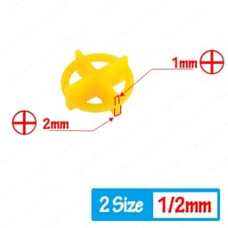 50/100Pcs Ceramic Tile Leveling System Spacers Clips Wedge for Tiling Fixing Floor Wall Gap Leveling System Construction Tools
