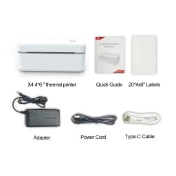 Marklife X4 Thermal Label Printer Portable Printer for 4x6 Mailing Packages Printing Bluetooth & Automatic Label Recognition