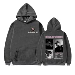 Rapper Dellafuente Album Tour 2025 Graphic Pullover Men Clothing Fashion Hip Hop Music Sweatshirt High Quality Oversized Hoodies