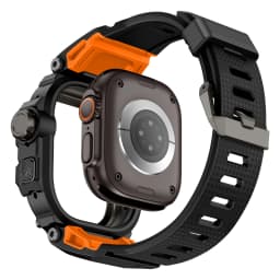 Rugged Band with Case for Apple Watch 49mm 46mm 44mm 45mm, Shockproof Bumper Strap for iWatch SE Ultra/3/2 Series 11 10 9 8 7 6