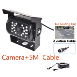 Vehicle Car Rear View Truck Camera Parking Front Reverse Backup Camera RC Infrared IR CCD HD for School Bus Trailer Pickups RV