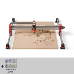 Twotree TTC-H40 CNC Engraving Machine 500W Spindle Motor 3Axis/4Axis 1000x1000x100mm for Stainless Steel Wood CNC Router Machine