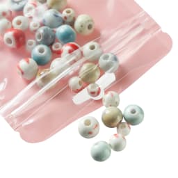 20pcs Cute Self-Sealing Resealable Bag Foil Zipper Pouch For DIY Jewelry Product Storage Organization Packaging Gift Storage Bag