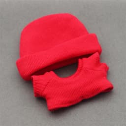 for 15/17cm Ropa Labubu Doll Clothes Match Knitted Hat Sweater Set T-shirt Dopamine Color Matching Fashion Design