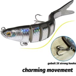 Swimbait 11g 16g 27g Multi Joint Lure Slow Sinking Bionic Segment Swimming Pesca Bass Treble Hook Carp Fishing Tackle Hard Bait