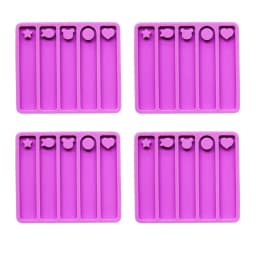 Bookmark Resin Molds DIY Keychain Moulds Bookmark Making Craft Accessories Epoxy Resin Casting Molds for DIY Resin Craft
