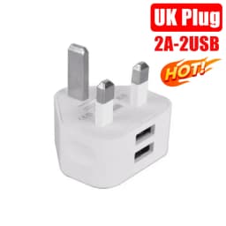 5V 2.1A Dual USB Charger EU US UK Plug Quick Charge Wall Charger Mobile Phone Charging Mini Adapter Travel Charger For Phone