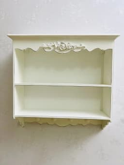 Vintage wall-mounted shelf, hallway, bedroom, kitchen ledge, storage rack, wall-mounted storage rack, coat and hat hanging woode