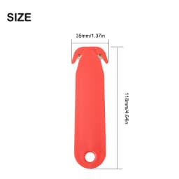 4/5PCS Double-edged Tool Box Cutters Safety Box Cutter Blade Unpacking Letter Opener Multi Tool Film Cutting Paper Cutter