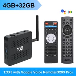 TOX3 Smart TV Box Android 11 4GB 32GB Amlogic S905X4 Wifi 1000M BT 4K Media Player Set Top Box