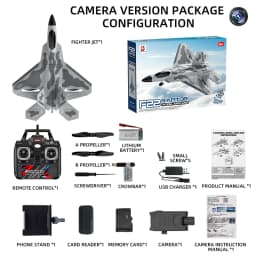 BM31 F22 Brushless RC Fighter 2.4G 4CH Remote Control Airplane EPP Foam Electric Model 490MM Biger Glider Toys for Adults