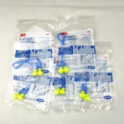 5pairs Original 3M 318-1005 Space Foam Soft Corded Ear Plugs Anti-noise Sleeping Reduction Norope Earplugs Protective Earmuffs