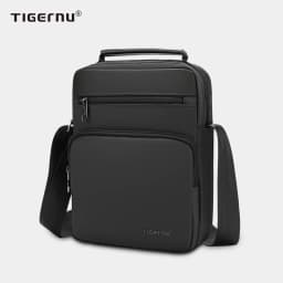 Tigernu Men Shoulder Bag 9.7" iPad Bag Mini Handbag Waterproof Sling Bags Male Business Travel Crossbody Bag For Teens