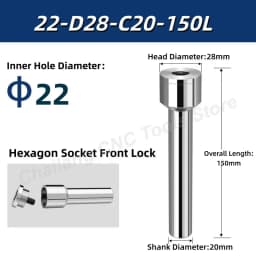 Saw Milling Cutter Slitting Saw Arbor Blade Holder CNC Slotting Machining Metal Cutting Tool Front Rear Lock 5 6 8 10 13mm