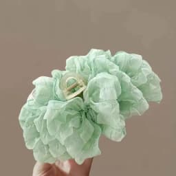 New Elegant Fabric Large Bubble Hair Clip for Womans Sense of Luxury Ponytail Shark Clip Fashion Girl Hair Clamp Hair Accessori