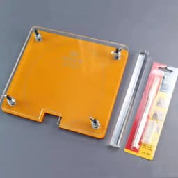 Table Tennis Racket Rubber Pressing Tool Kit with Glue Roller and Cutter