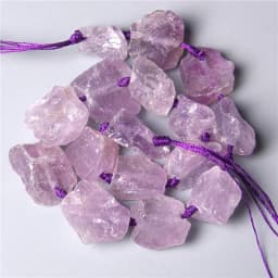 2-3cm Natural Clear White Quartz Beads Freeform Raw Minerals Crystal Nugget Stone Beads Gravel For Jewelry Making DIY 7-8Pcs