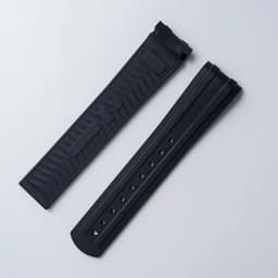 Original Design 20mm Fit For Omega Seamaster 300 Rubber Strap FDA-Approved Fluoroelastomer Multi-Color Options