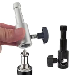 Meking Light Stand Adapter C Stand Camera Mount Light Stand Tripod Screw 1/4 "3/8" and 5/8" Fixing Nut Photo Studio Accessories