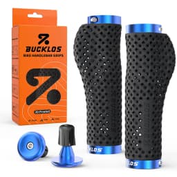 BUCKLOS 3D Printed Bicycle Grips Ergonomics 3D Bike Handlebar Grips Honeycomb Bicycle Handle Lock on MTB Cuffs Bike Bar End