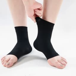 Legbeauty 1 Pair Sports Compression Ankle Braces For Plantar Fasciitis Ankle Sprains Men Women Soccer Running Protective Covers