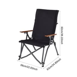 Camping Chairs For Adults Folding Outdoor Beach Camp Chair 4 Position Adjustable Lawn Chair For Outside Camping Hiking Travel
