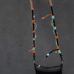 Bag Strap Multifunction Adjustable Hand Woven Paracord Crossbody Strap Outdoor Travel Camping Camera Phone Lanyard Accessories