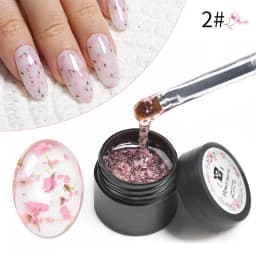 AWStorG Hema Free Poly Nail Gel 30ML Acrylic Gel Finger Extension Transparent Nail Art Extension Quick Building Soak Off UV