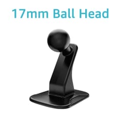 Untoom Universal 17mm Ball Head Car Phone Holder Base Dashboard Car Cell Phone Bracket Sticker Magnetic Phone Mount Accessories