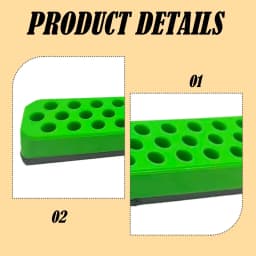 Rafford Hex Bit Holder Storage Rack: Sturdy Screwdriver Bit Organizer for Easy Classification