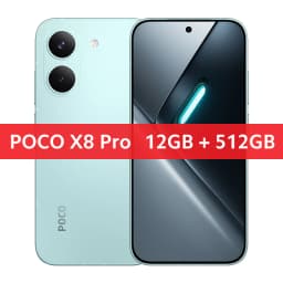 POCO X8 Pro Global Version Dimensity 8500-Ultra 50Mp Sony Lmx882 with Ois Ultra-Bright 1.5K 120Hz Amoled Display 6500 Mah (Typ.) Battery with 100W Hypercharge