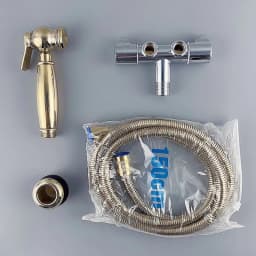 Brass Vintage Spray Gun Kitchen Pull-Out Flush Head Bathroom Toilet Companion Booster Flusher 9285K