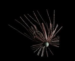 TAKEDO TK114 1.8G - 5G ZITHER RUBBER JIG Spinnerbait Blades Silicone Skirt Saltwater Resin Tungsten Jig Head Spinner Rubber Jig