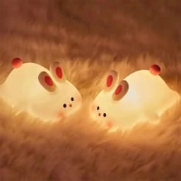 Cute Duck Night Light LED Squishy Fun Novelty Animal Touch Night Lamp 3 Level Dimmable Nursery Nightlight for Kids Baby Gifts