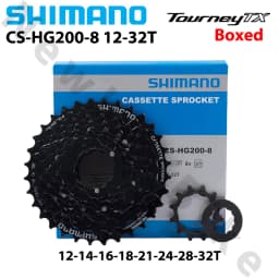 Shimano TOURNEY TX HG200 CS 7 8Speed Cassette Sprocket CS-HG200 7s 8S 8v 7v 12-28T 12-32T Mountain Bike MTB Chains 32T 28T
