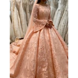 Customized New Luxury Muslim Wedding Dresses Princess Beaded Ball Gowns Middle East Bride Dresses Long Sleeve Vestido De Novia