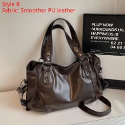 Soft Interior Compartment Shoulder Bags 2026 High Quality Contrasting Colors Bags for Women Fashion Zipper Pu Women's Handbags